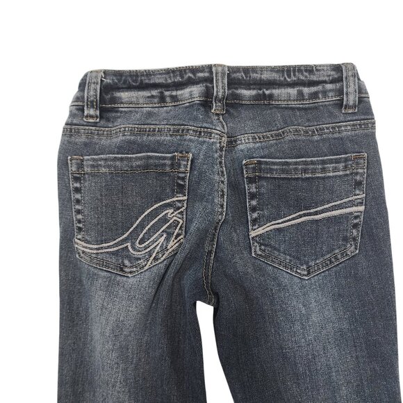 Garage Women's Bootcut Stretch Jeans Size 26 Blue Mid Rise 98% Cotton - Picture 9 of 9